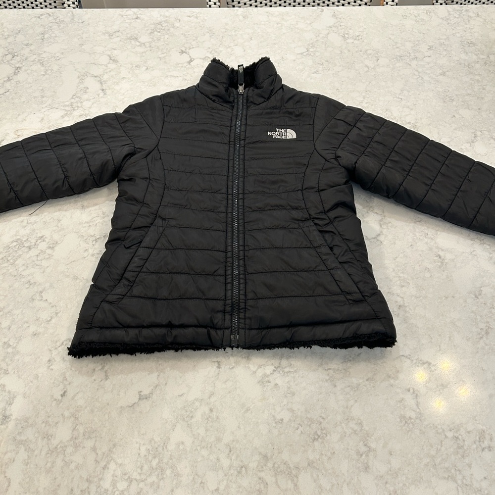 The North Face Black Insulated Reversible Jacket - Girls Size Small